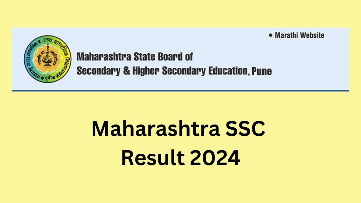 Maharashtra SSC Result 2024